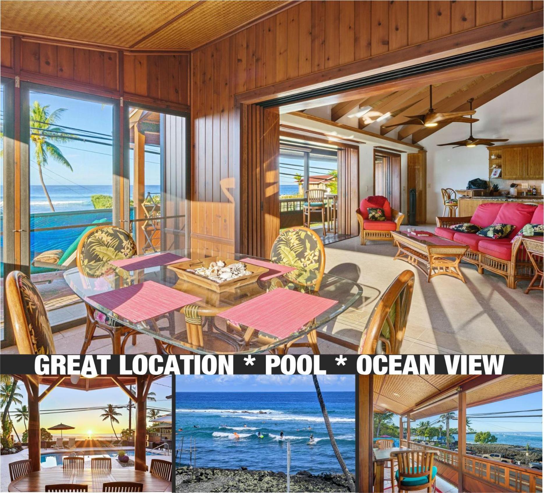 Seaspray Oceanview Apartment Kailua-Kona Luaran gambar